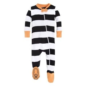 Burt's Bees Baby Halloween Rugby Stripe Pajamas